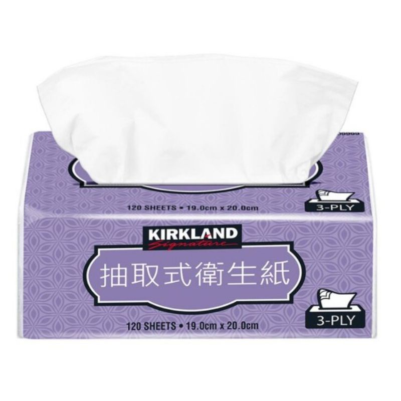 好市多代購 Kirkland Signature 科克蘭 三層抽取衛生紙 120張