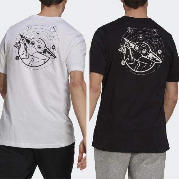 ADIDAS 愛迪達 STAR WARS TEE 星際大戰 聯名 尤達 休閒 短袖T GS6213 白 GS6214 黑