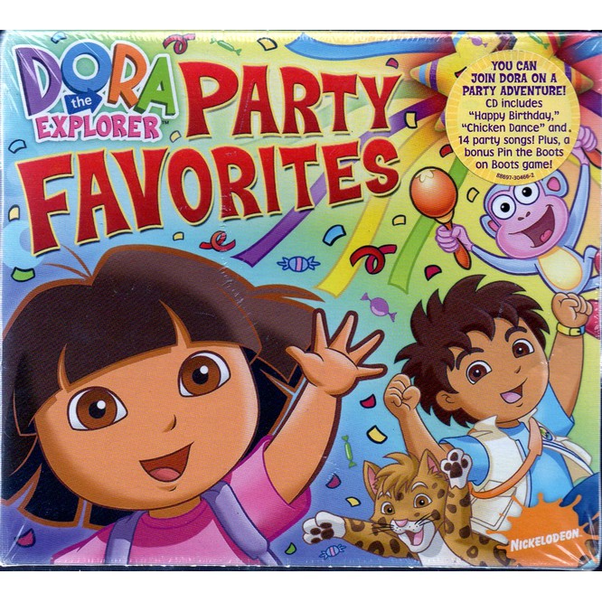*Dora The Explorer 小小探險家朵拉 // 派對音樂精選 ~ 美版-SONY、2013年發行