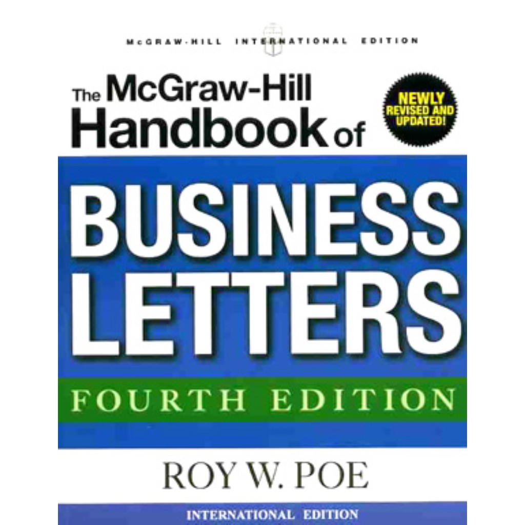 The McGraw－Hill Handbook of Business Letters 4／e