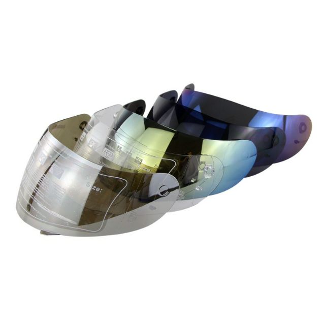 AGV摩托車安全帽鏡片 k3k4適配彩色鏡片 防風防強光安全PC強化鏡片 注意只有K3K4可以用