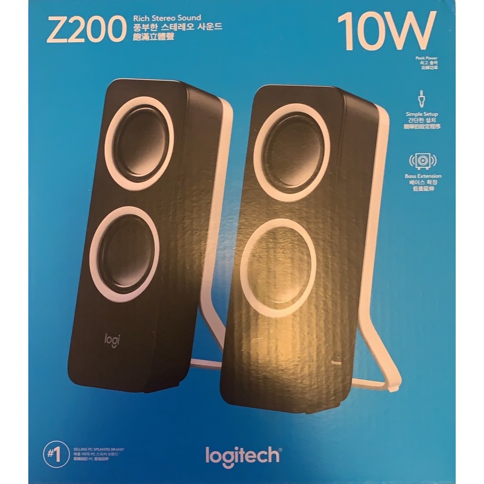 Logitech 羅技 Z200 多媒體音箱 2.0 音箱系統 電腦喇叭