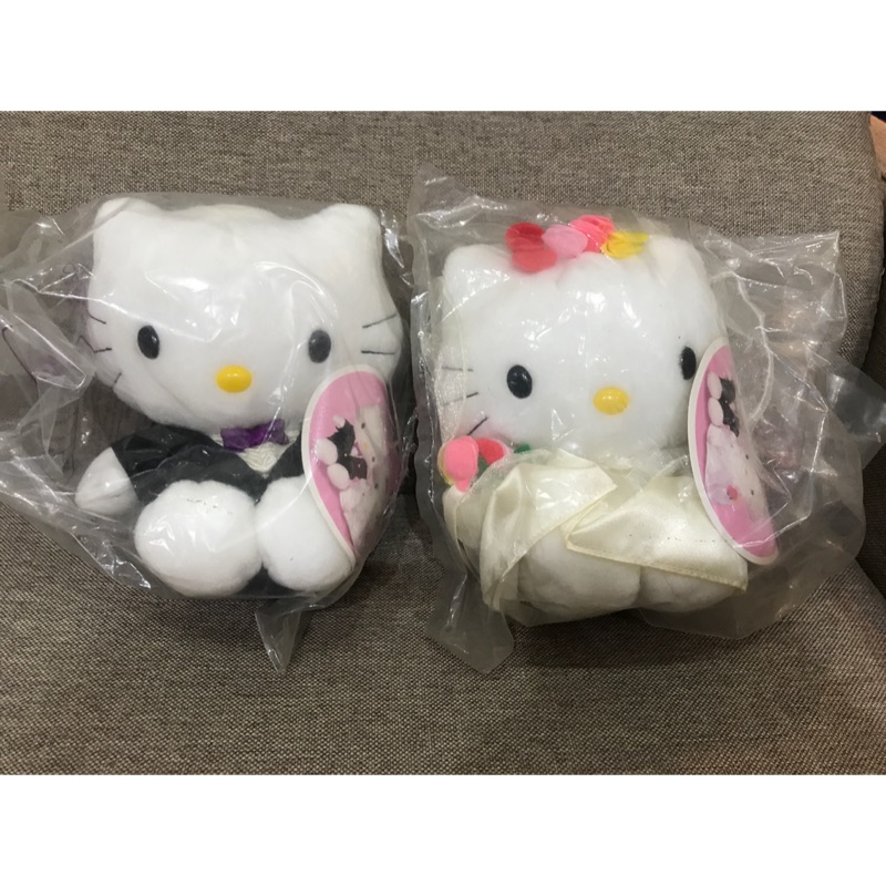 Hello kitty新郎新娘娃娃ㄧ對