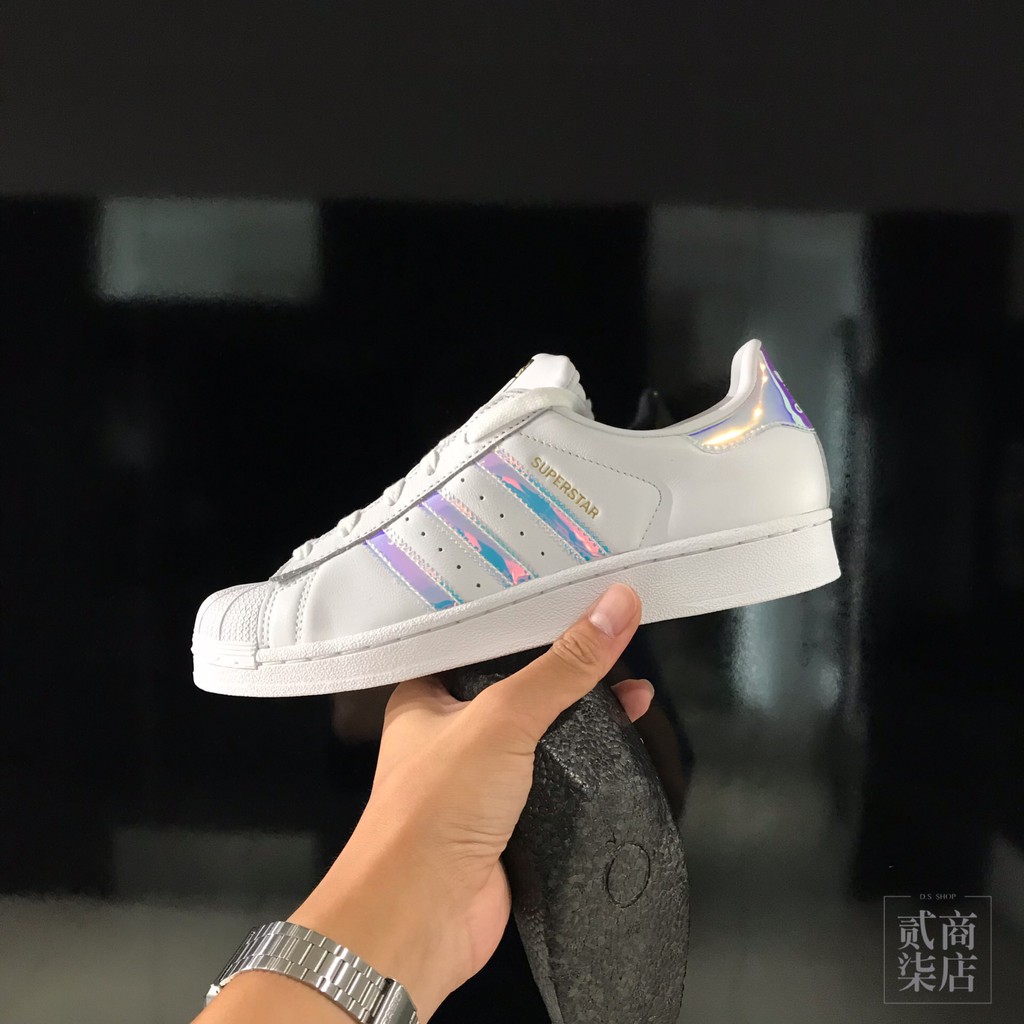 貳柒商店) adidas Originals Superstar 女款白色三葉草炫彩仙度瑞拉EG2919 | 蝦皮購物