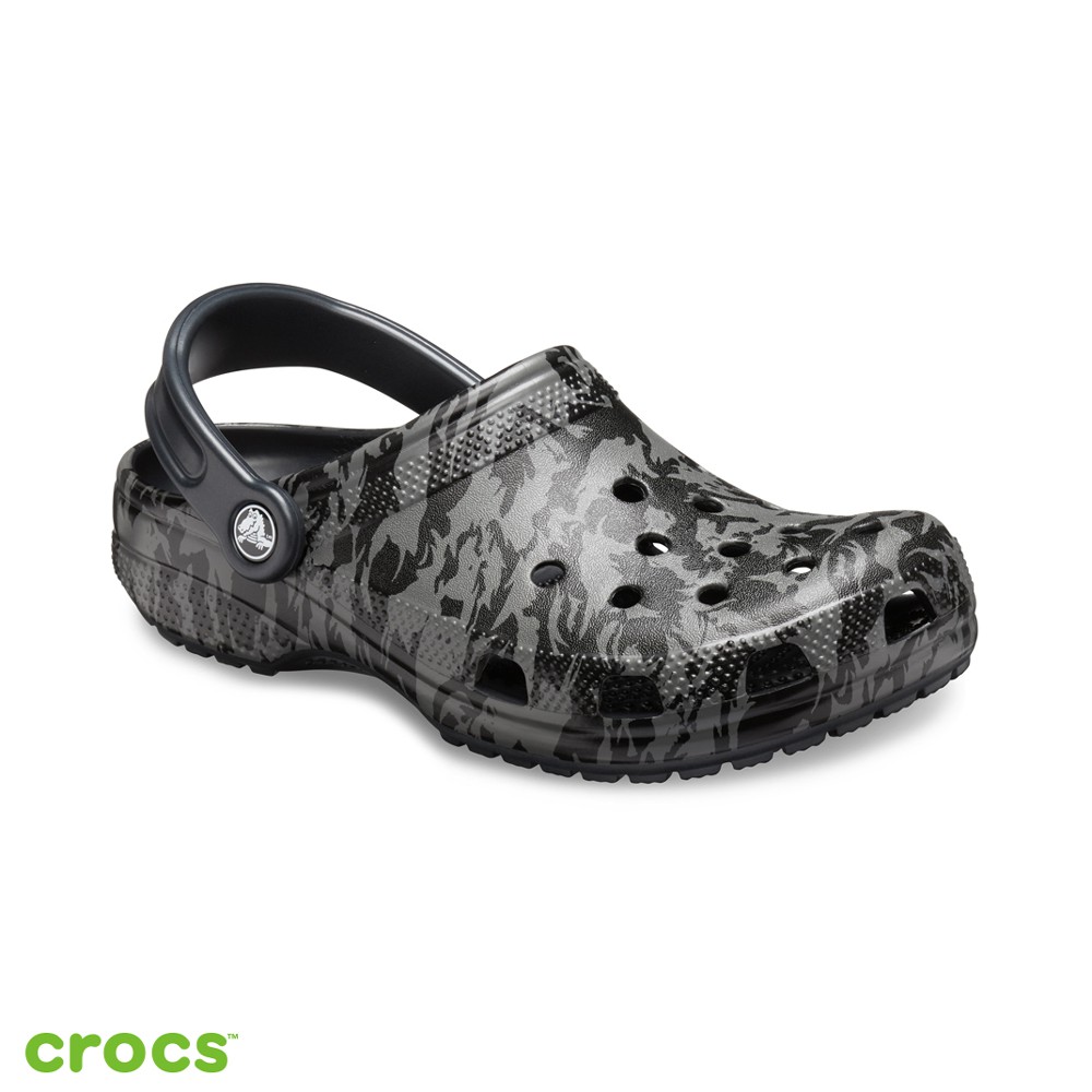 Crocs卡駱馳 (中性鞋) 經典迷彩克駱格-206454-001_洞洞鞋