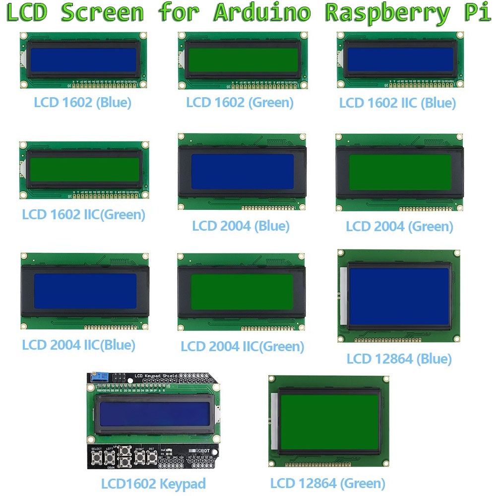 Lafvin LCD1602 LCD2004 LCD12864 IIC / I2C 屏幕模塊顯示, Arduino UN