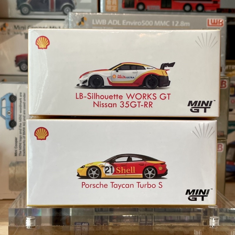 模幻力量 現貨1 64 Tiny Mini Gt Shell 聯名合金車系列 蝦皮購物