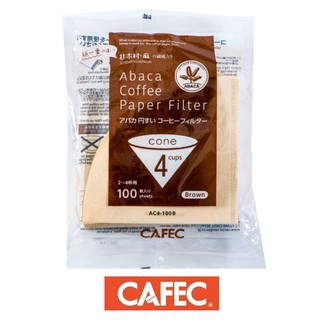 三洋 02 未漂白濾紙 CAFEC 錐形 100入 適用於 V60 KONO 濾杯︱Click Buy＠可立買