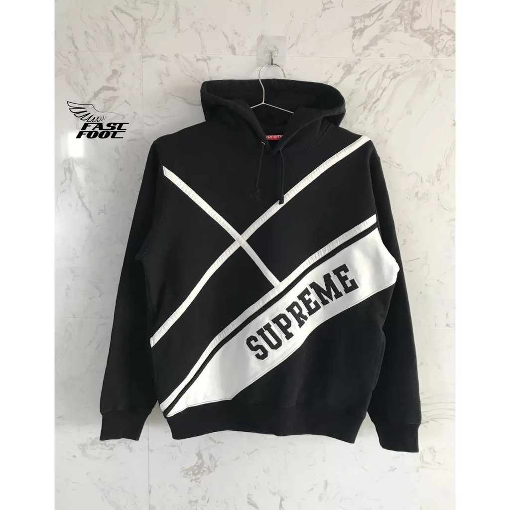 Supreme Diagonal Hooded Sweatshirt on Sale, UP TO 66% OFF | www 