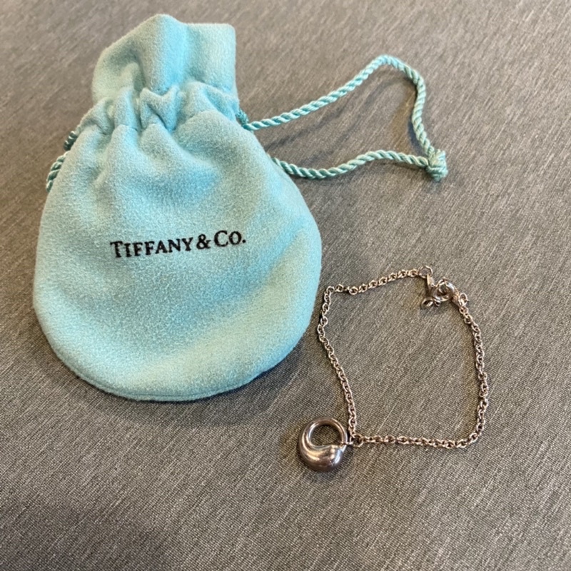 Tiffany&amp;Co 正品二手 相思豆手鍊 純銀手鍊