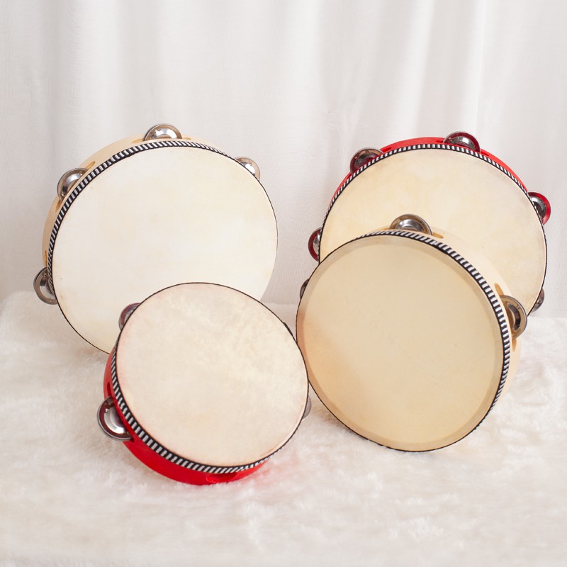 兒童玩具手拍鈴鼓兒童樂器新疆舞蹈考級鈴鼓奧爾夫樂器手拍鼓幼兒園老師用手鼓搖鈴 蝦皮購物