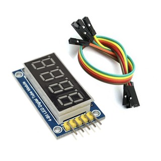 【樂意創客官方店】《附發票》Arduino 串列式4位元 七段顯示器 4位元數碼管顯示模組 LED顯示 四位顯示
