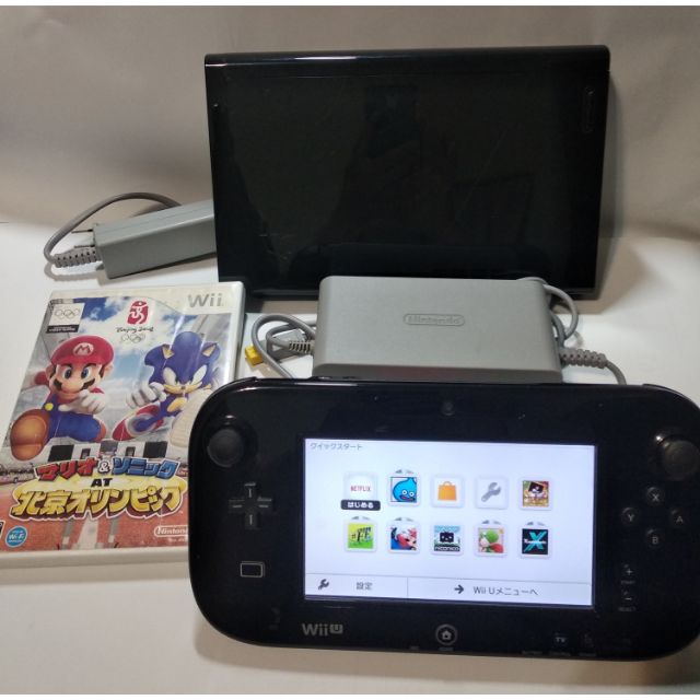 立即玩 本任天堂wiiu 32g遊戲機套裝組 Merio北奥遊戲光碟 主機內建2款遊戲 蝦皮購物