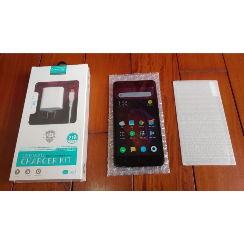 小米 紅米 Note 4X 黑色 5.5吋 4G/64G 支援4G+3G雙卡 八核心 1300萬
