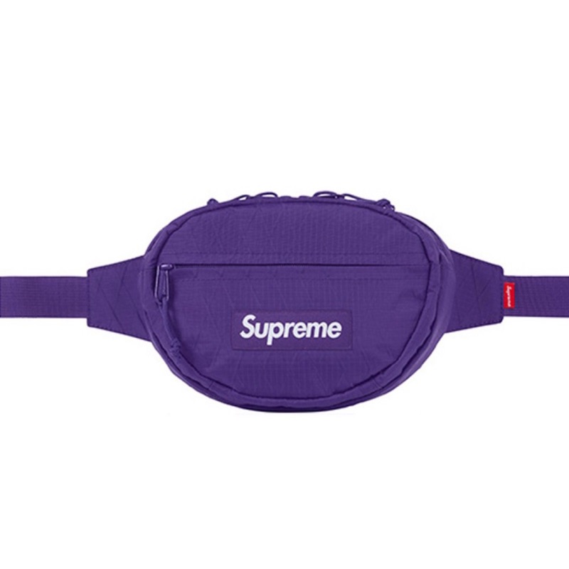 Supreme 2018 f/w Waist bag 45th 45代 腰包 黑 紅 紫