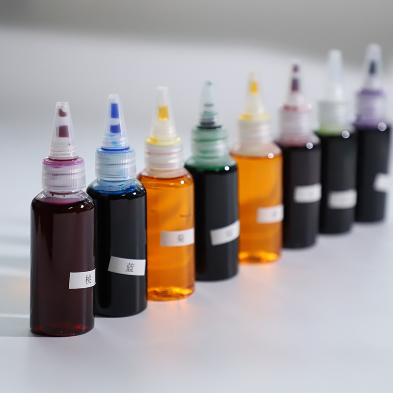 鍋鍋押花壓花鮮花植物專用染色劑染色液紅色紫色八色專業人士入手 蝦皮購物