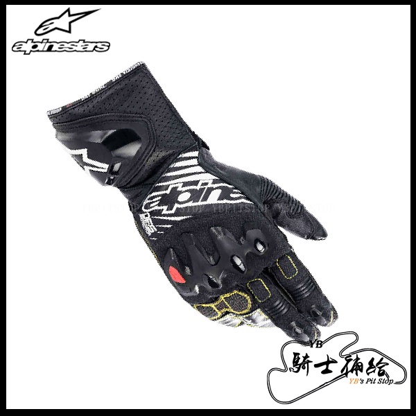 ⚠YB騎士補給⚠ ALPINESTARS A星 GP-TECH V2 黑白 長手套 防摔 競技 袋鼠皮 真皮