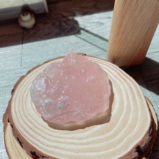 <小清新。水晶世界>粉水晶原礦