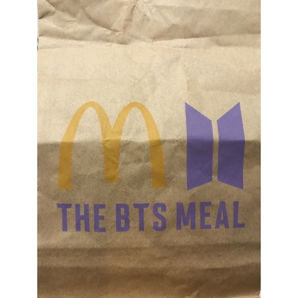 ［超便宜］麥當勞BTS聯名紙袋