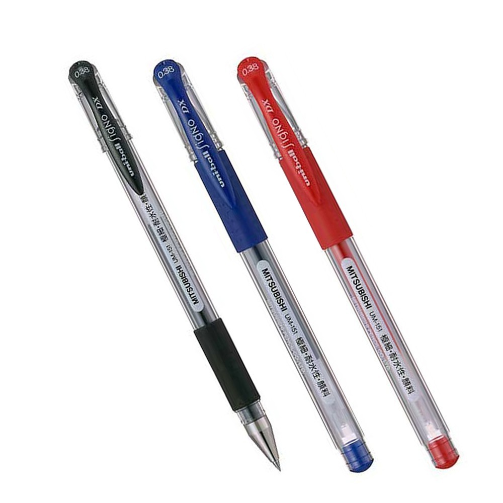 [豆豆購物]uni-ball三菱UM-151 0.38mm鋼珠筆 內有售UMR-1 0.38 鋼珠筆芯 藍/紅/黑