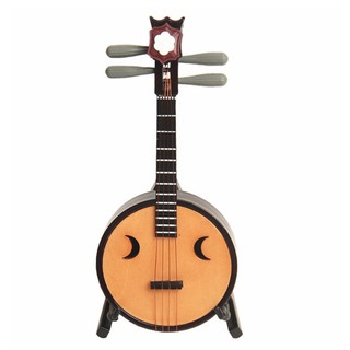 【凱米樂器】《🎸現貨 免運》迷你中阮模型 樂器模型 國樂 阮 中阮 小阮 大阮 袖珍樂器 收藏擺飾 道具模型 聖誕禮物