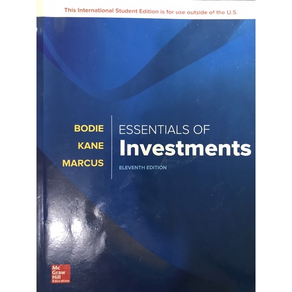 （預留）Essentials of Investments 11th Edition