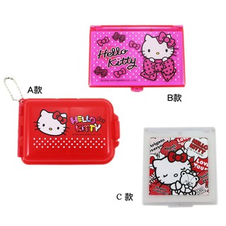 卡漫城 - Hello Kitty 收納鏡盒 任選二款 ㊣版 格子 藥盒 收藏 小物 收納盒 置物盒 隨身攜帶 鏡子