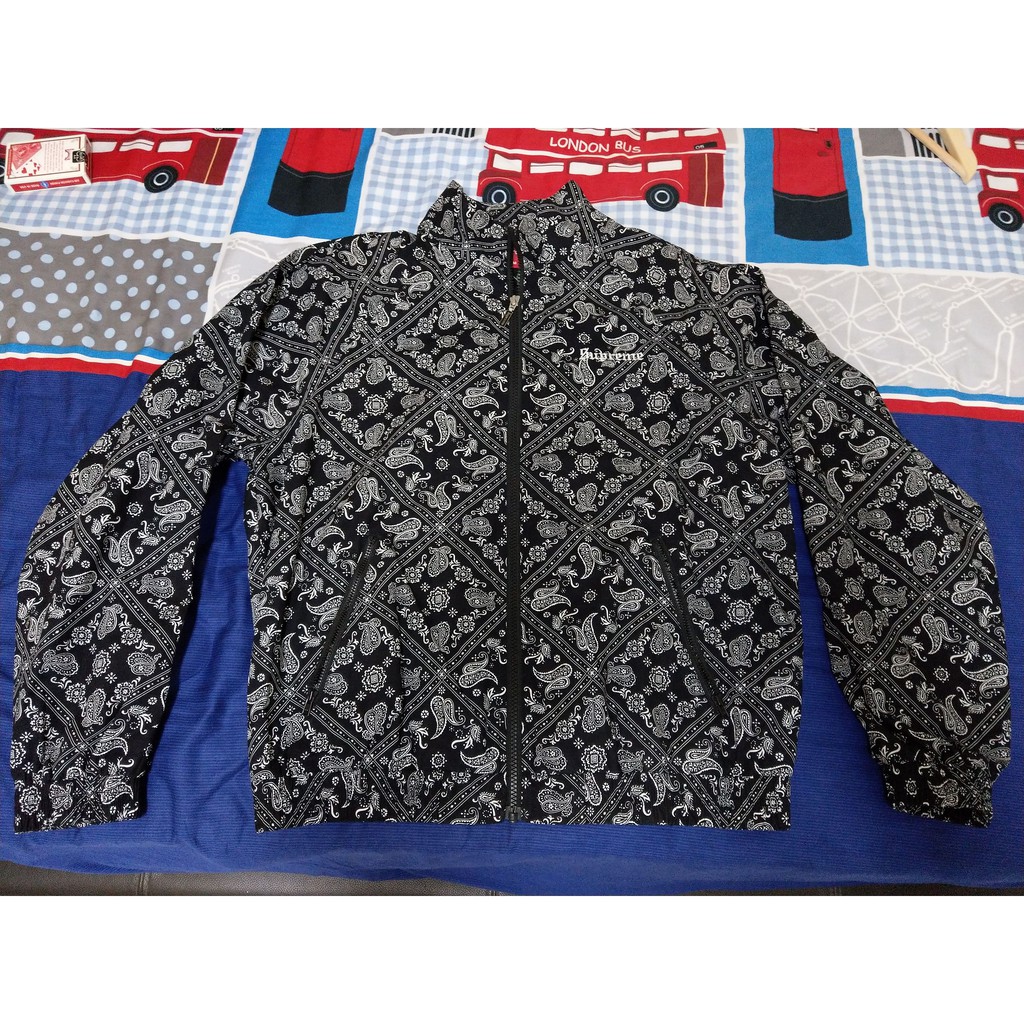 supreme bandana track jacket