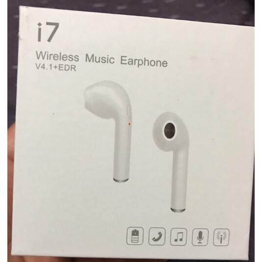 【免運費】i7 藍芽無線耳機 藍牙4.1 立體聲 蘋果/安卓相容 雙北可面交