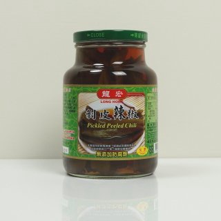 龍宏 剝皮辣椒 600公克 (超取.店到店.店到家 限2瓶)