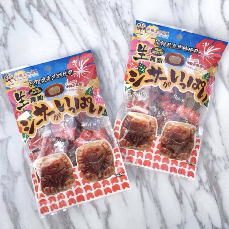 《哈囉購》現貨 日本 沖繩限定 風獅爺黑糖糖果 黑糖塊