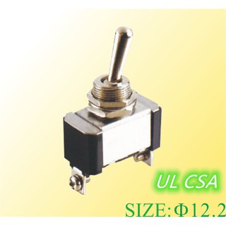 R13-6開關 AC搖頭開關 電源開關 ON-ON金屬搖頭開關 UL CSA