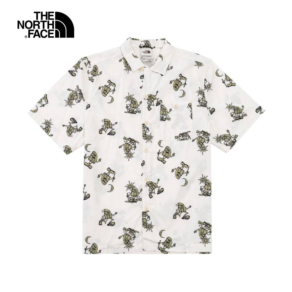 The North Face M VALLEY EASY S/S SHIRT 男 短袖襯衫 白 NF0A7QAN5L9