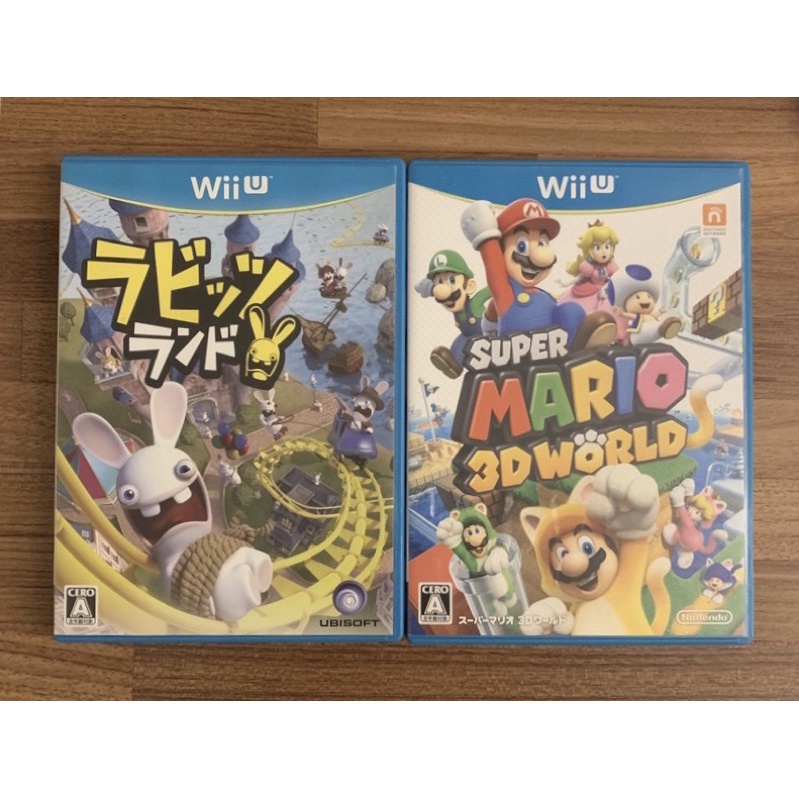 WiiU Wii U 超級瑪利歐3D世界 瑪莉歐 雷曼兔 派對遊戲 正版遊戲片 原版光碟 純日版 二手片 任天堂