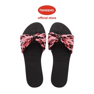 Havaianas 哈瓦仕 平底涼鞋 拖鞋 黑色 You St Tropez Mesh 4145827-0090W