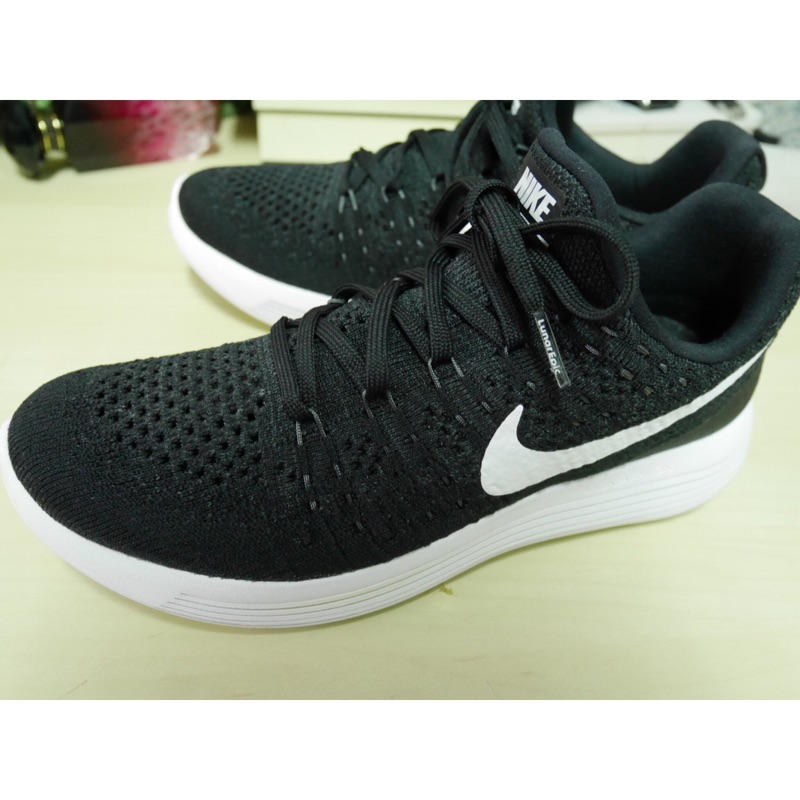 （全新正品） Nike LunarEpic Low Flyknit 2 編織 黑白 25.5cm 澳洲帶回