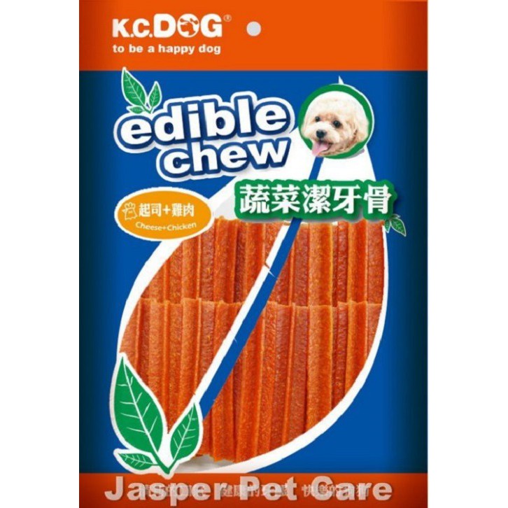 K.C.DOG 葉綠素+雞肉潔牙骨 袋裝 多款可選 狗零食『WANG』