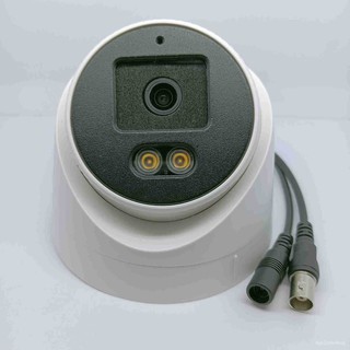 高畫質 AHD 1080P 同軸監控攝像頭 半球室內雙燈暖光日夜全綵攝像機