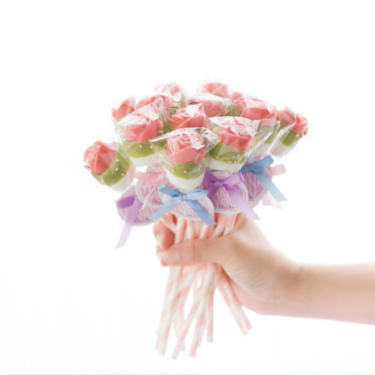Chichi's 婚禮小物 玫瑰棉花棒棒糖 迎賓禮 二進禮 送客禮 婚禮小物推薦 手作甜點 手工棉花糖 巧克力 點心