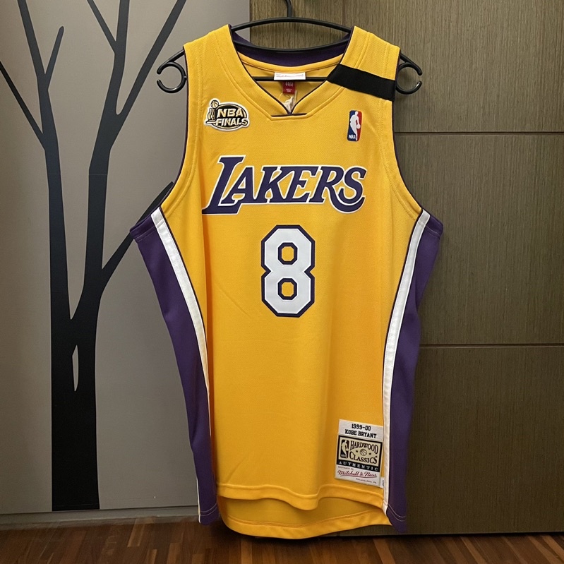 [UD7] NBA M&amp;N 1999-00 總冠軍 Lakers 湖人 Kobe Bryant 球員版球衣 AU