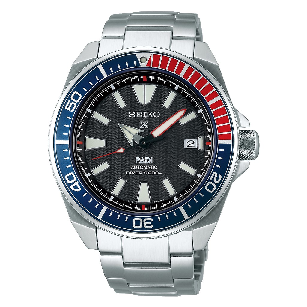 SEIKO精工 Prospex PADI 聯名200米潛水不鏽鋼機械錶43.8mm(SRPB99J1) SK014