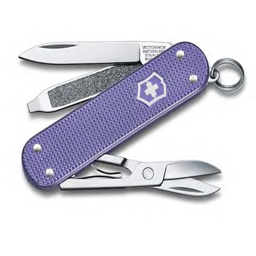 VICTORINOX 瑞士維氏 5用 瑞士刀 Electric Lavender 鋁合金薰衣草紫 0.6221.223G | 蝦皮購物