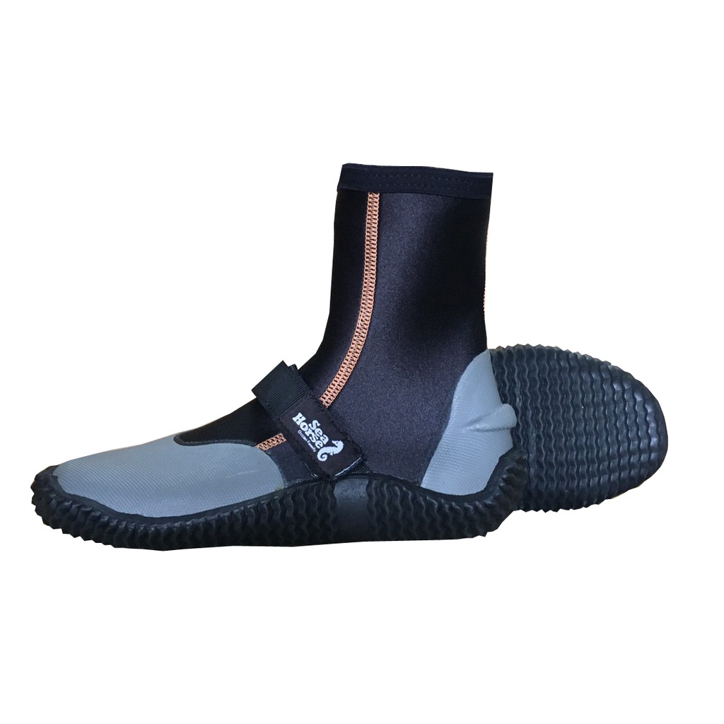 &lt;新版&gt;3MM側拉式高筒膠底防滑鞋 潛水鞋 浮潛鞋 農耕鞋 防滑鞋 澳洲打工度假推薦款 BS-110-NEW(自產自銷)