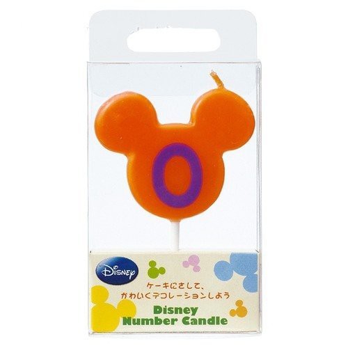 ☆║IRIS Zakka║☆ 日本 Disney 米奇造型生日數字蠟燭 【 No.0 】