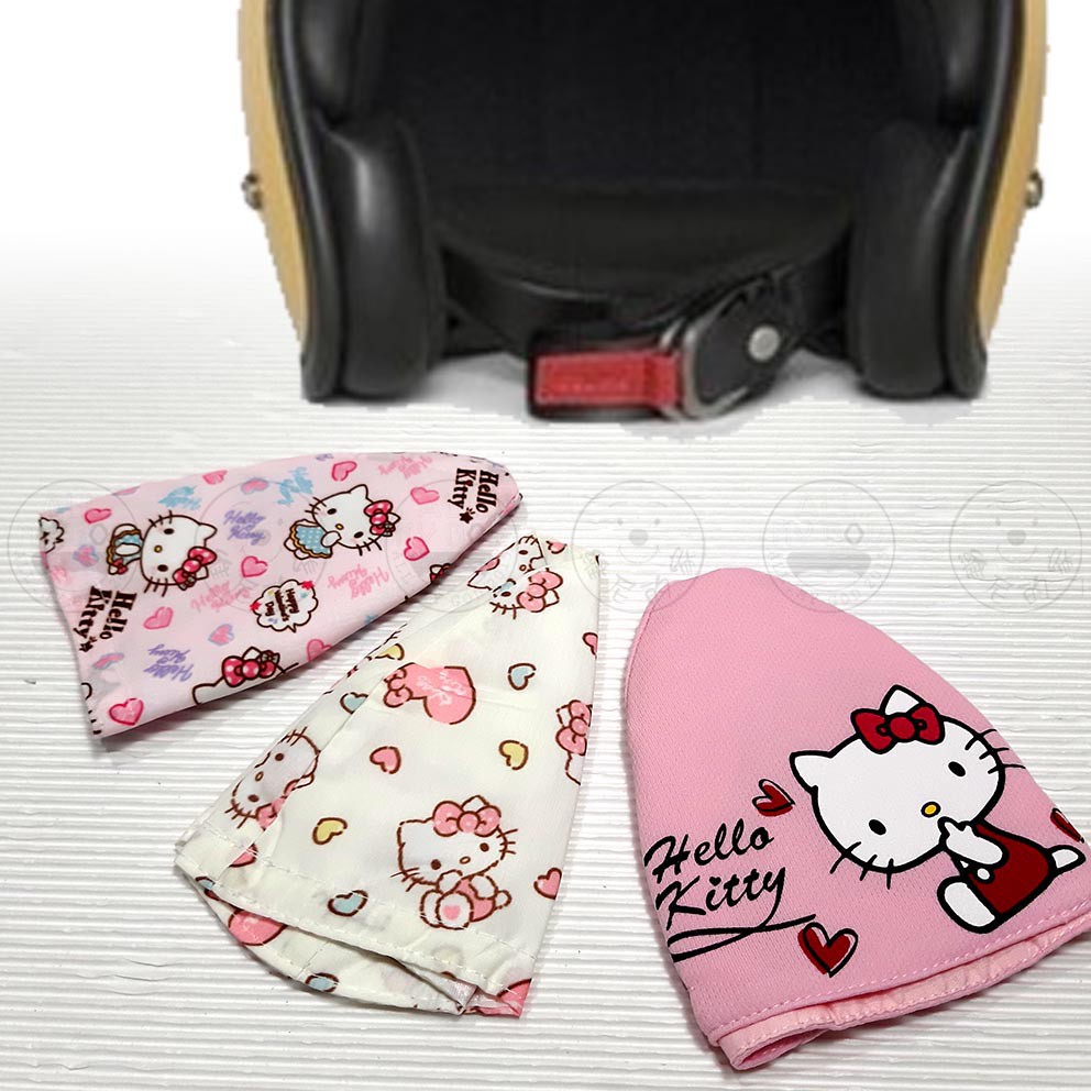 三麗鷗 sanrio 正版 安全帽內襯 hello kitty 凱蒂貓 安全帽套 可拆卸 襯墊 生活用品 機車配件