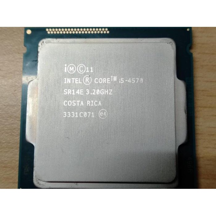 元氣本舖 Intel I5-4570 CPU 1150腳位 - 店保7天