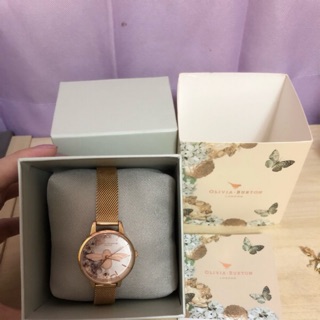購入 OLIVIA·BURTON玫瑰金立體蜜蜂手錶