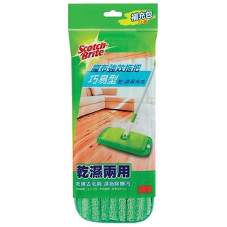 3m 百利魔布強效拖把補充包-二入1set組 x 1【家樂福】