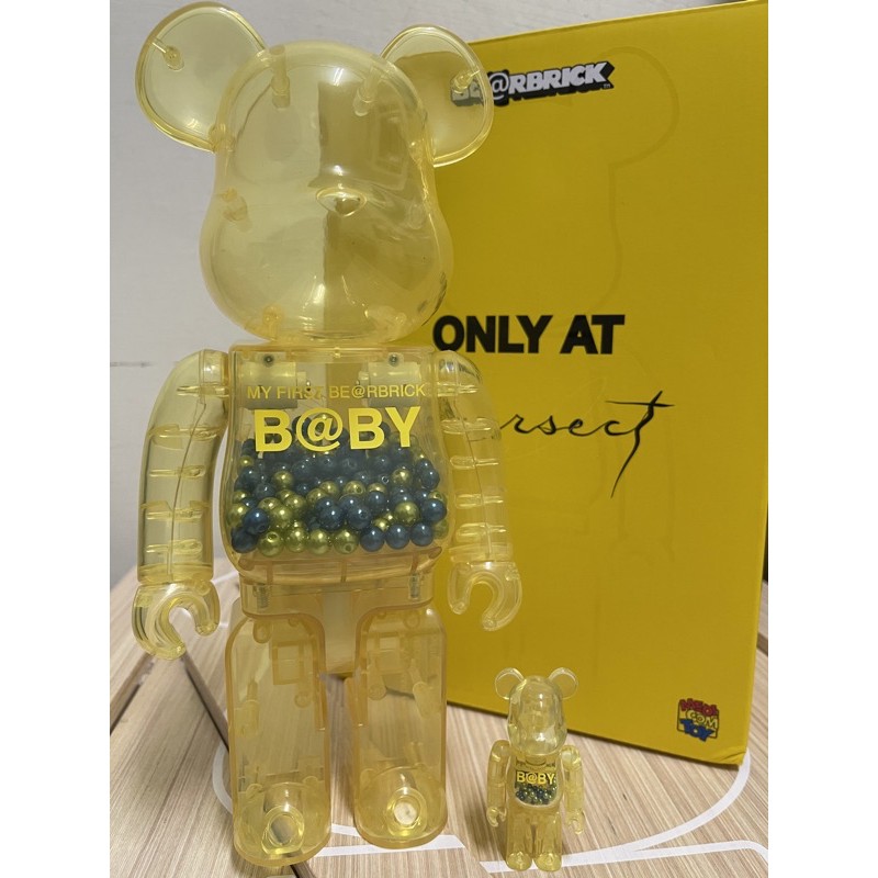Be@rbrick My First B@BY innersect 2020 透明黃千秋| 蝦皮購物