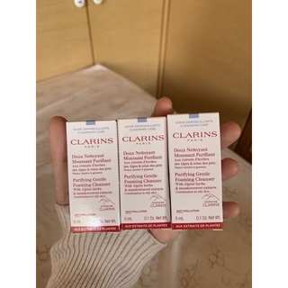 <桑普小樣> CLARINS 克蘭詩 阿爾卑斯純淨潔顏乳 淨化5ml